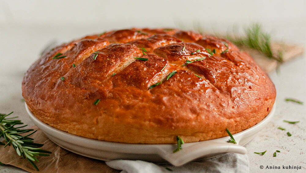 RECEPT: Kruh s proseno kašo in rožmarinom Anina kuhinja