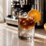 RECEPT: Espresso tonic s pomarančo