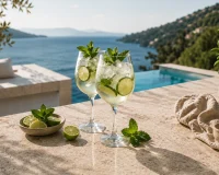 Aromatrip RECEPT: Hugo mocktail z limono in poprovo meto
