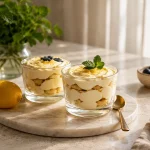 RECEPT: Eterično olje limone v poletnem tiramisuju (4 porcije)