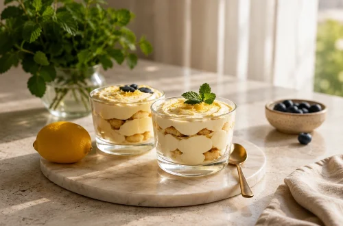 RECEPT: Eterično olje limone v poletnem tiramisuju (4 porcije)